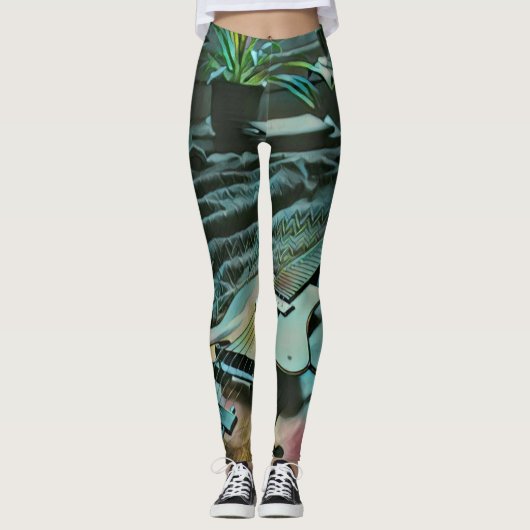 Acoustic guitar player leggings (Vorderseite)