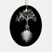 Acoustic Guitar Player Naturschaum Musik Keramik Ornament (Rechts)