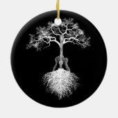 Acoustic Guitar Player Naturschaum Musik Keramik Ornament (Hinten)