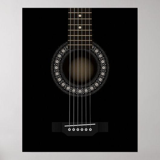 Acoustic Guitar Poster (Vorne)