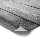 Acoustic Guitars B&W Foto Poster (Ecke)