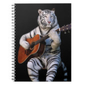 Acoustic Tiger Study – Aesthetic Notebook Notizblock (Vorderseite)