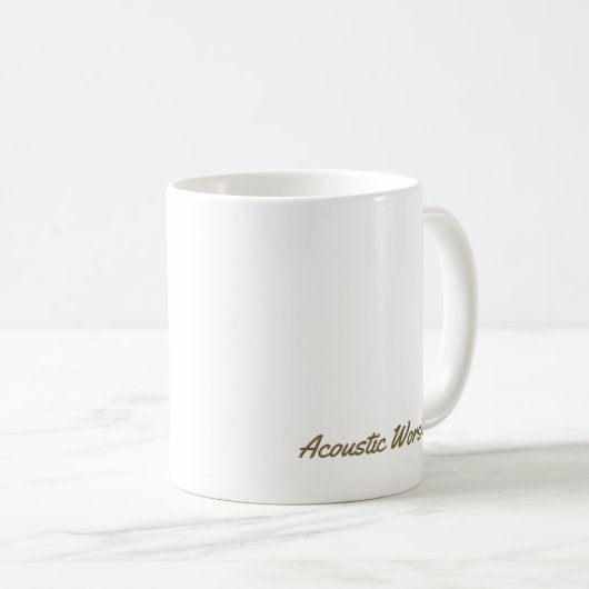 Acoustic Worshiper Kaffeetasse (VorderseiteRechts)