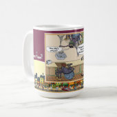 Acracknophobia | Absurd Wordplay Humor Classic Kaffeetasse (Vorderseite Links)