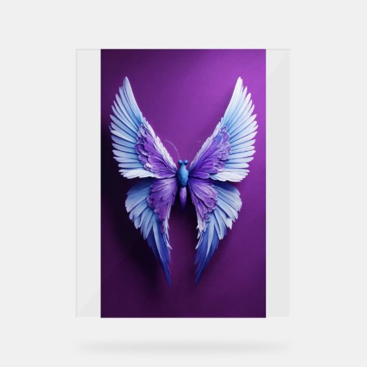 Acraliya-Zeichen Acrylschild (Vorderseite)