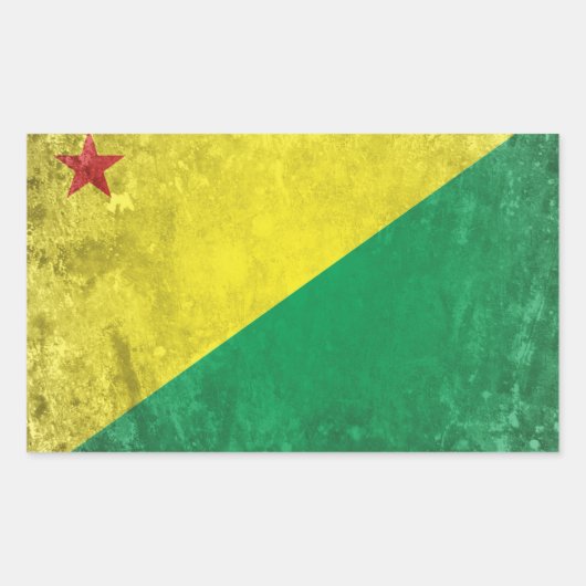 Acre Rechteckiger Aufkleber (Vorderseite)