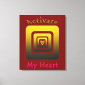 Acrílica Activate My Heart Leinwanddruck (Vorderseite)