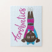 Acro Acrobatics Dance Erwägung Acrobat Tumbling Puzzle (Vertikal)