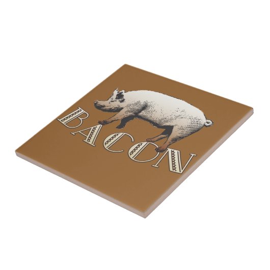 Acrobat BACON Pig Fliese (Seite)