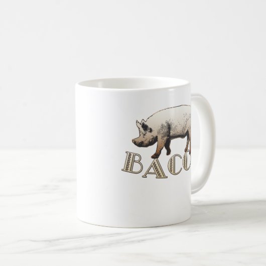 Acrobat BACON Pig Kaffeetasse (VorderseiteRechts)
