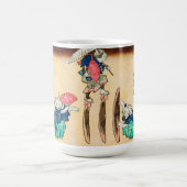 Acrobat Cat, Hiroshige, Ukiyo-e Kaffeetasse (Mittel)