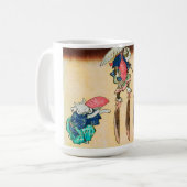 Acrobat Cat, Hiroshige, Ukiyo-e Kaffeetasse (Vorderseite Links)