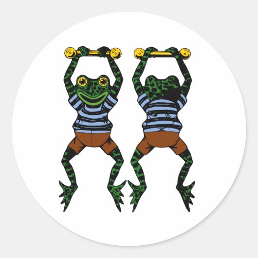 Acrobat Frogs Stickers (Vorderseite)