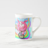 Acrobat Pig Bone China Tasse (Rechts)