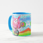 Acrobat Pig Tasse (Vorderseite Links)