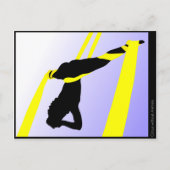 Acrobat von zeitgenössischem Zirkus Postkarte (Vorderseite)