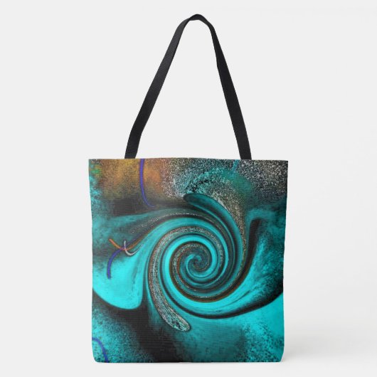 "Acrobatic Aquatics" (Large) Tote Bag Tasche (Vorderseite)