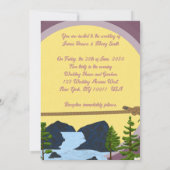 Acrobatic Couple in Liebe Friedliche Landschaft Ho Einladung (Rückseite)