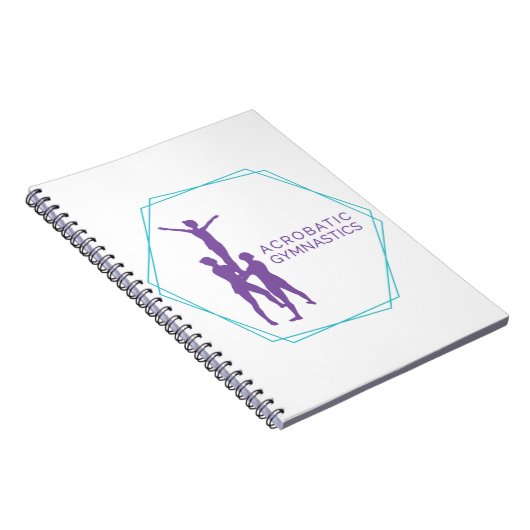 Acrobatic Gymnastics Notebook Notizblock (Rechte Seite)
