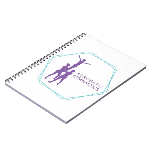 Acrobatic Gymnastics Notebook Notizblock (Linke Seite)