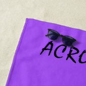 Acrobatic Gymnastik Strandtuch mit bis zu 3 Namen (Beispiel)