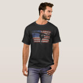 Acrobatics Retro USA Flag Gymnastics 4th of July A T-Shirt (Vorne ganz)