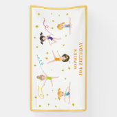 Acrobatique Spaß Geburtstagskinder Banner (Vertikal)