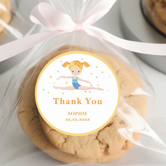 Acrobatique Spaß Geburtstagskinder Runder Aufkleber