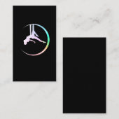 Acrobatische Aerialist Moon Aerial Artist Visitenkarte (Vorne/Hinten)