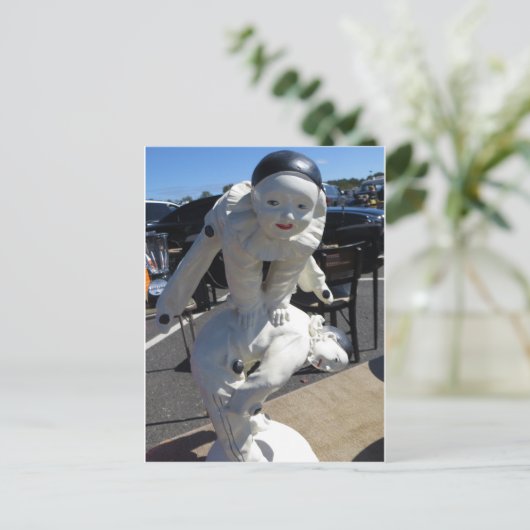 Acrobats Statue Postkarte (Stehend Vorderseite)