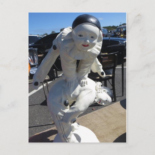 Acrobats Statue Postkarte (Vorderseite)