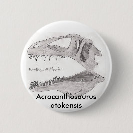 Acrocanthosaurus atokensis Knopf Button