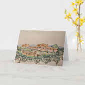 Acropolis at Athens Card Karte (Gelbe Blume)