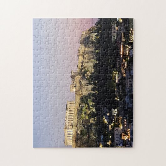 Acropolis at Night Puzzle (Vertikal)
