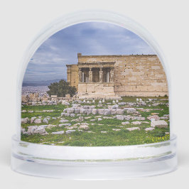 Acropolis Athens Cloudy Sky – Dramatic Greek Land Schneekugeln