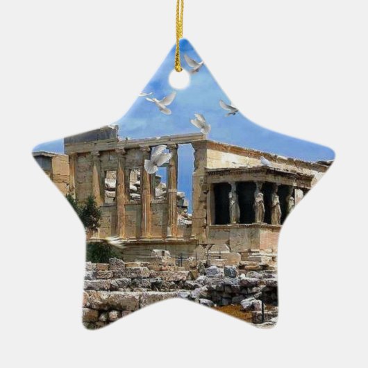 Acropolis Erechtheum Athens Griechenland Keramik Ornament (Vorne)