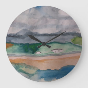 Across The Bay Clock Große Wanduhr