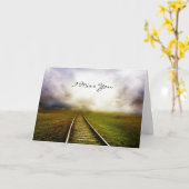 Across The Miles Karte (Gelbe Blume)