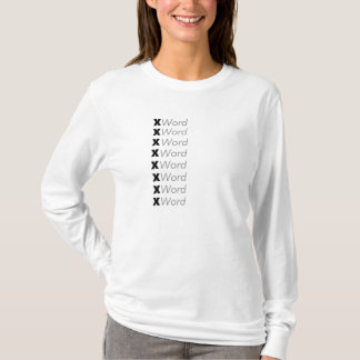 Acrostic-Namensschablone "fertigen es " besonders T-Shirt