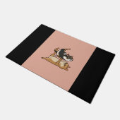 Acroyoga Shiba Inu | Niedlich Shiba Inu Yoga Liebh Fußmatte (Schrägansicht)