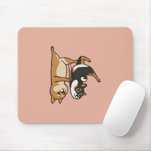 Acroyoga Shiba Inu Niedlich Shiba Inu Yoga Liebh Mousepad