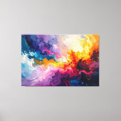 Acryl-Abstraktmalerei Leinwanddruck (Vorderseite)