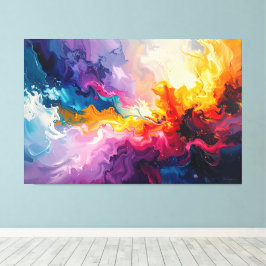 Acryl-Abstraktmalerei Leinwanddruck