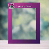 Acryl-Anzeigerahmen 8.5x11, Slip-Sheet-Rahmen Acrylschild (Neutral)