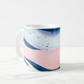 Acryl, Farbe, abstrakt. Schließen des Gemäldes. Kaffeetasse (Vorderseite Links)