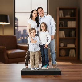 Acryl-Foto ausschneiden Freistehende Fotoskulptur