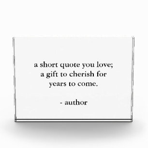 Acryl für kundenspezifische Angebotskennzeichnung Fotoblock