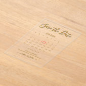 Acryl-Kalender Save-the-Date  Acryleinladungen (Ablage )