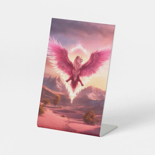 Acryl-L-Ständer, für Werbung Sockelschild (Vorderseite)