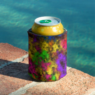 Acryl-Neonfarben-Farbspritzer-Splash-Abstrakt Dosenkühler
